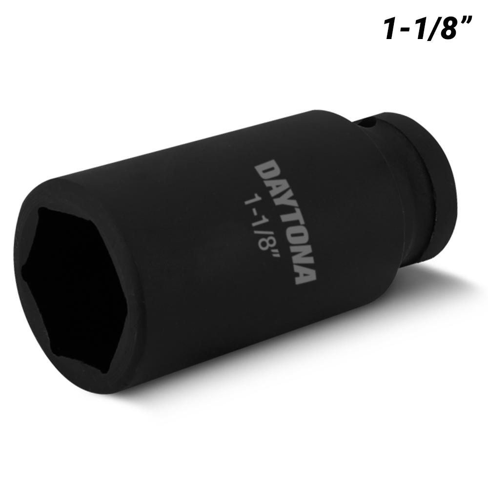 Daytona DDI118 1/2" Drive 6 Point 1-1/8" AF Imperial Deep Impact Socket