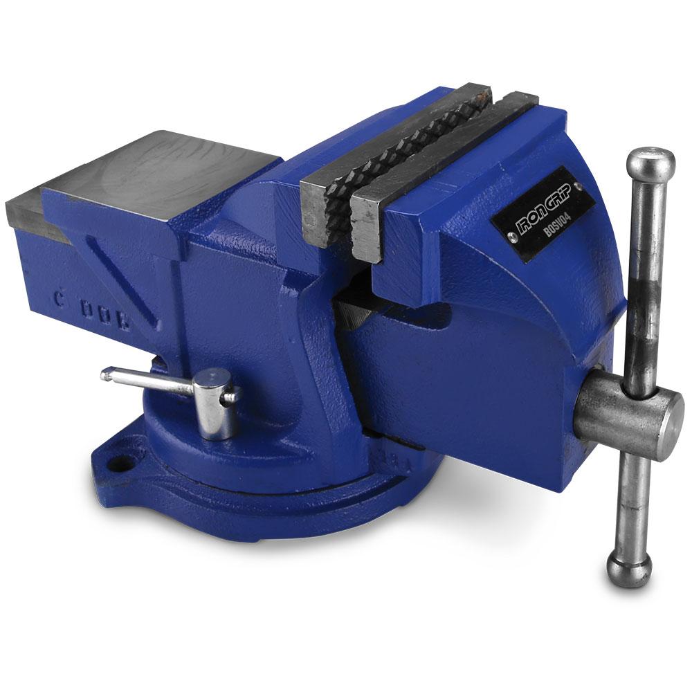 Iron Grip BOSV04 101mm (4") Heavy Duty Engineer Swivel Bench Vice