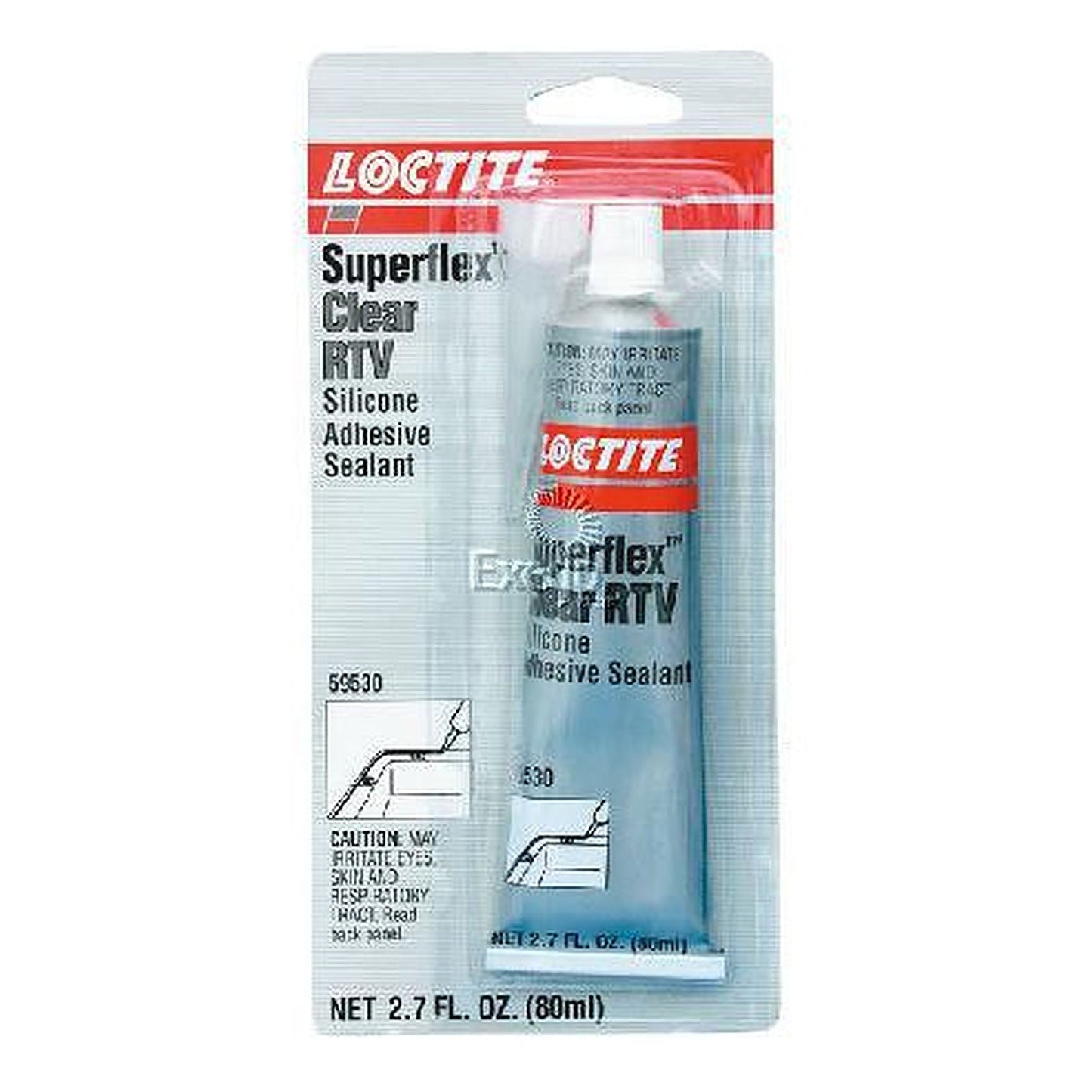 Loctite SI 595 Clear Silicone Adhesive Sealant 80ml 160809