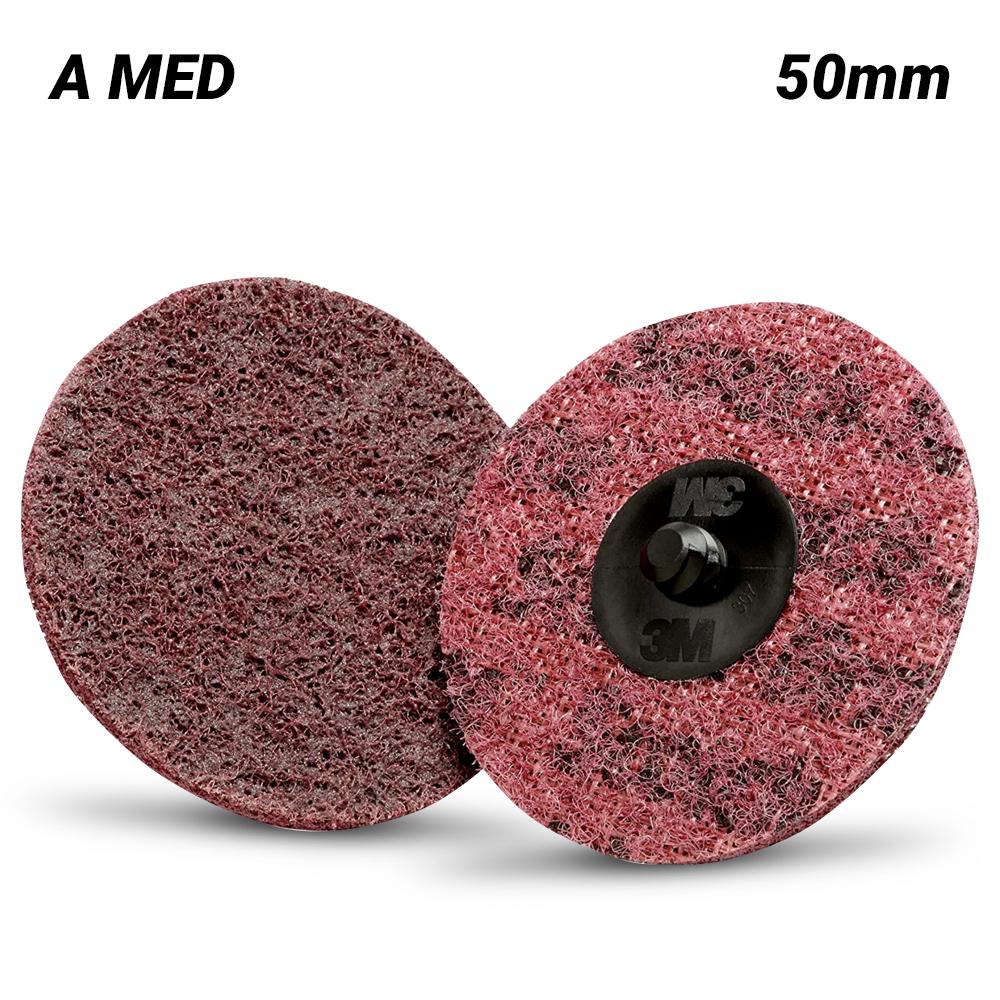 3M 61500141728 50mm (2") Scotch-Brite Roloc A MED Surface Conditioning Disc (TR)