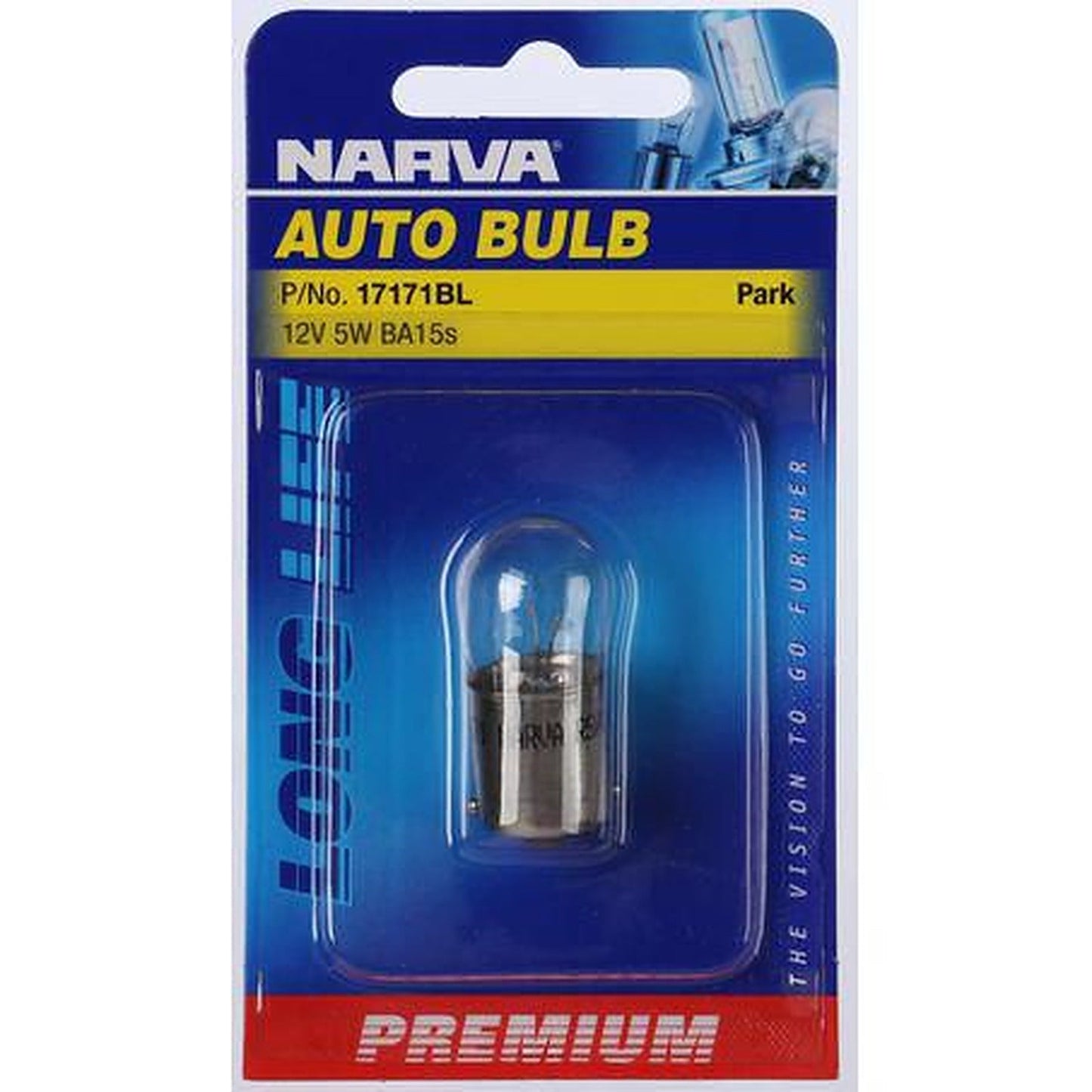 Narva R5W Bayonet BA15s Premium Globe 12V 5W 17171BL