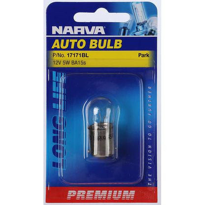 Narva R5W Bayonet BA15s Premium Globe 12V 5W 17171BL