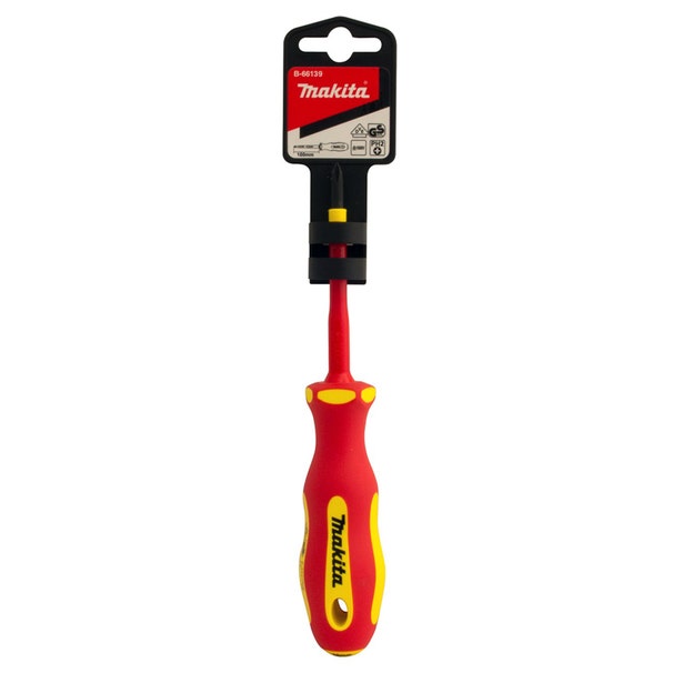 MAKITA Ph2 x 100mm Insulated Screwdriver B-66139