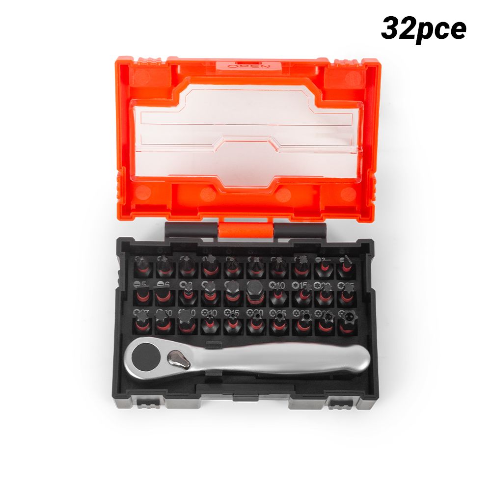 Xtorque X32SBSR 32pce Screwdriver bit Set With Ratchet Wrench