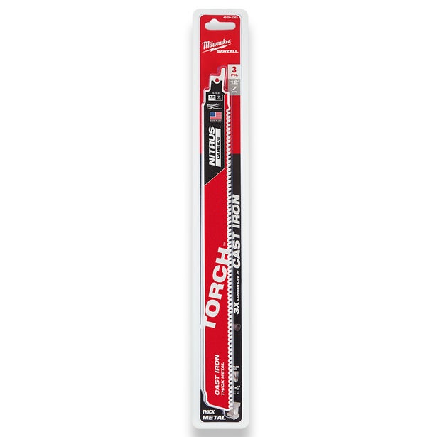 MILWAUKEE 300mm The Torch w/ Nitrus Carbide 7TPI - 3 Piece 48005363