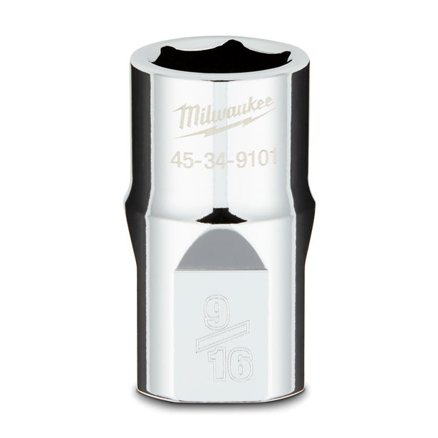 MILWAUKEE 1/2 Drive 9/16inch SAE 6-Point Socket 45349101