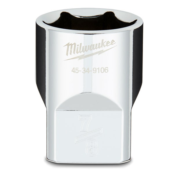 MILWAUKEE 1/2 Drive 7/8inch SAE 6-Point Socket 45349106