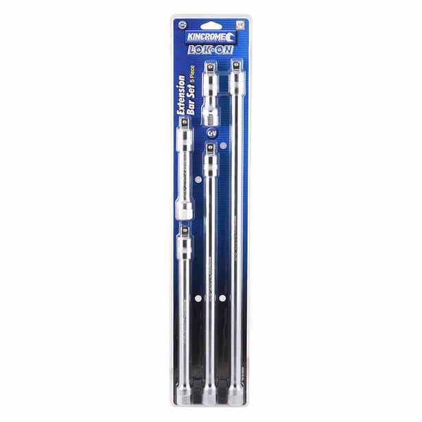 KINCROME LOK-ON™ 1/2inch Drive Extension Bar Set K25520