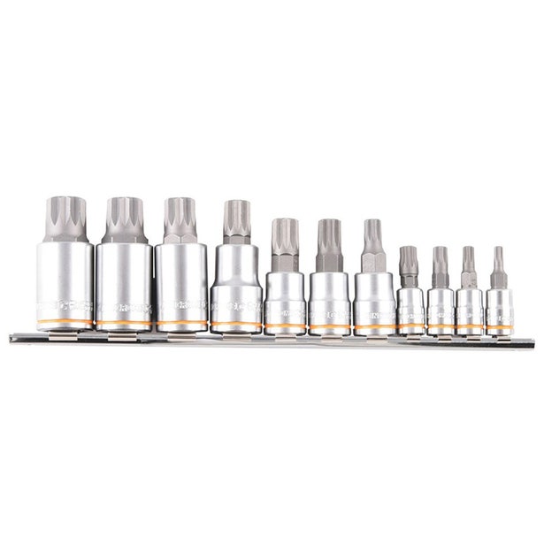 KINCROME 1/4 - 3/8inch Spline Socket Set - 11 Piece K5228