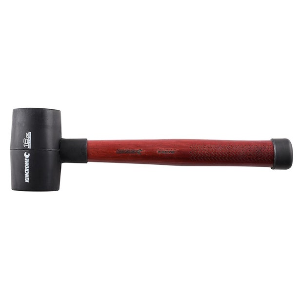 KINCROME 16oz Hickory Rubber Mallet - Black K9072