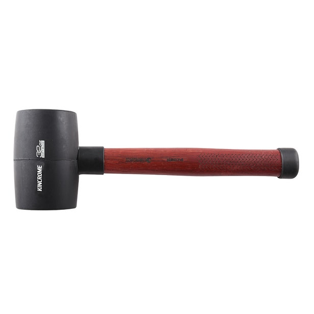 KINCROME 32oz Hickory Rubber Mallet - Black K9074