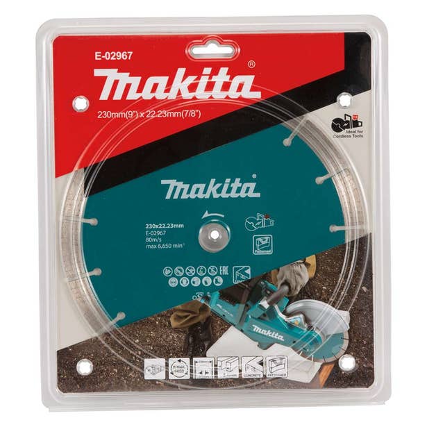 MAKITA 230mm x 22.23 Diamond Blade Segmented E-02967