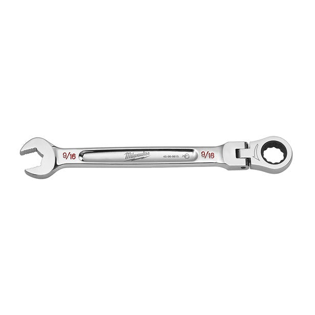 MILWAUKEE 9/16" AF R/OE Flex Head Ratcheting Spanner 45969815