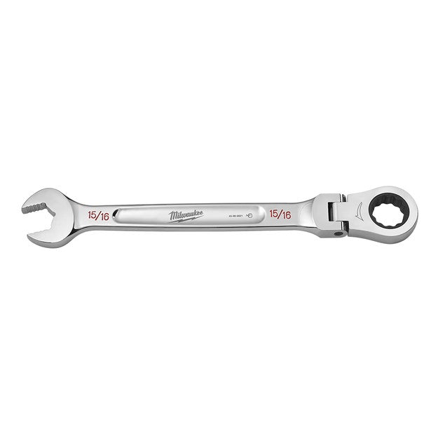 MILWAUKEE 15/16" AF R/OE Flex Head Ratcheting Spanner 45969821