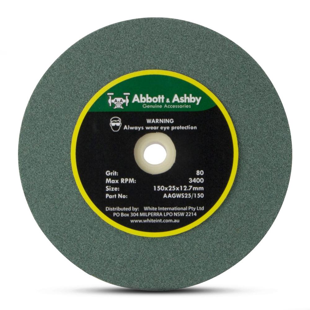 Abbott & Ashby AAGWS25/150 (500110) 150mm x 25mm 80 Grit Silicone Carbide Grinding Wheel