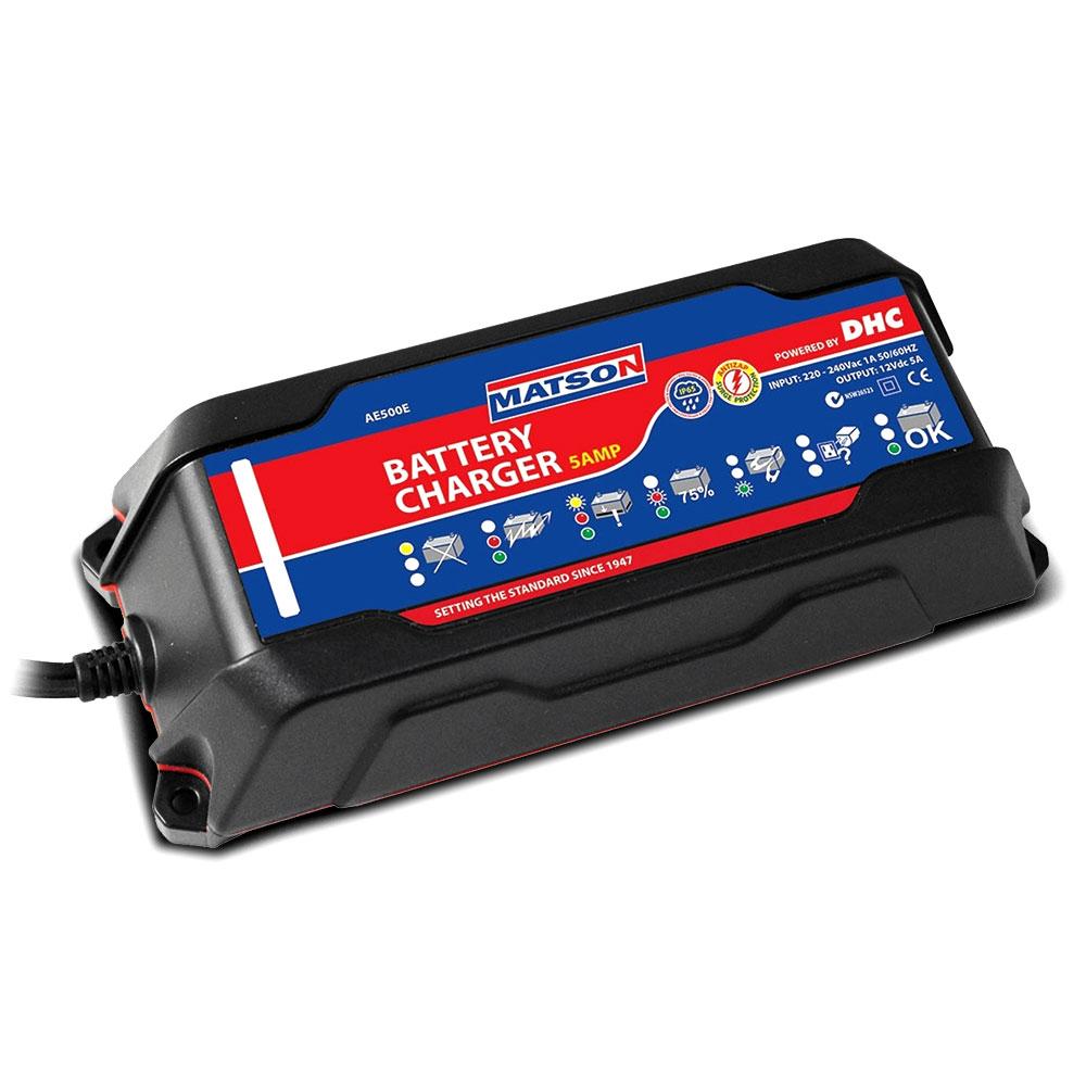 Matson AE500E 12V 5Amp Battery Charger