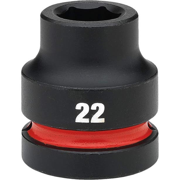 MILWAUKEE SHOCKWAVE 1inch Drive 22mm Standard 6 Point Impact Socket 49666589