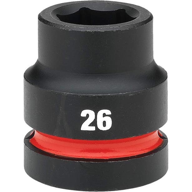 MILWAUKEE SHOCKWAVE 1inch Drive 26mm Standard 6 Point Impact Socket 49666591