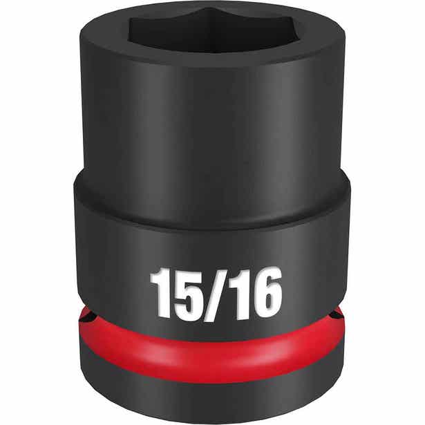 MILWAUKEE SHOCKWAVE 3/4" Drive 15/16" Standard 6 Point Impact Socket 49666306