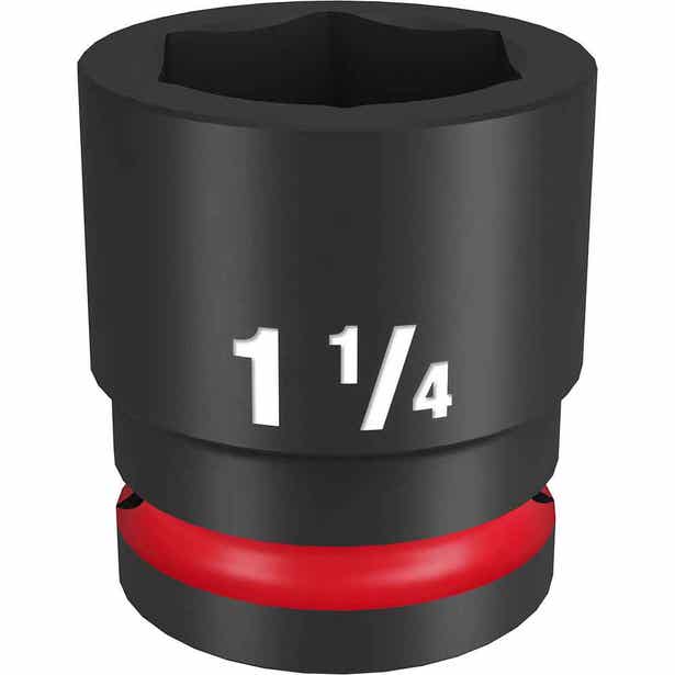 MILWAUKEE SHOCKWAVE 3/4" Drive 1-1/4" Standard 6 Point Impact Socket 49666311