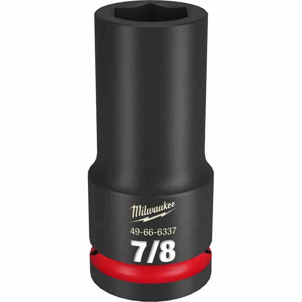 MILWAUKEE SHOCKWAVE 3/4" Drive 7/8" Deep 6 Point Impact Socket 49666337