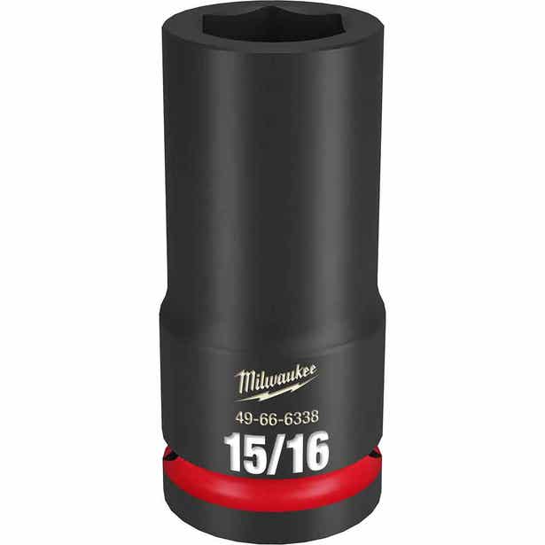 MILWAUKEE SHOCKWAVE 3/4" Drive 15/16" Deep 6 Point Impact Socket 49666338