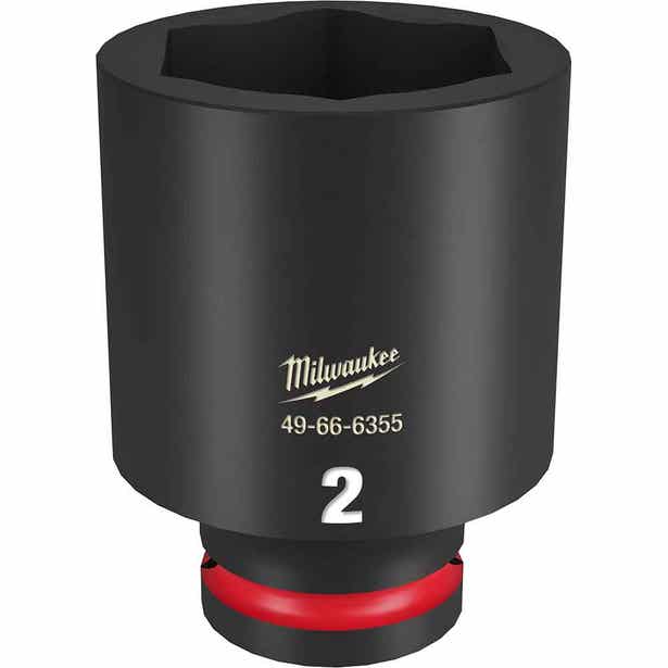 MILWAUKEE SHOCKWAVE 3/4" Drive 2" Deep 6 Point Impact Socket 49666355