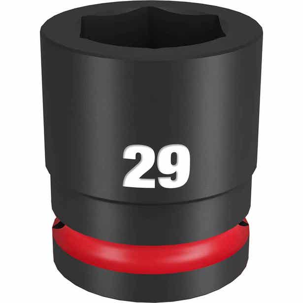 MILWAUKEE SHOCKWAVE 3/4inch Drive 29mm Standard 6 Point Impact Socket 49666367