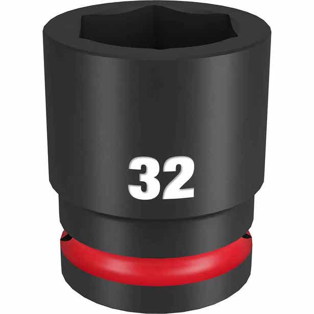 MILWAUKEE SHOCKWAVE 3/4inch Drive 32mm Standard 6 Point Impact Socket 49666370