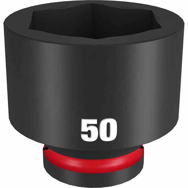 MILWAUKEE SHOCKWAVE 3/4inch Drive 50mm Standard 6 Point Impact Socket 49666388