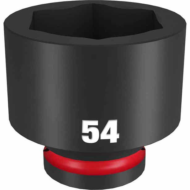 MILWAUKEE SHOCKWAVE 3/4inch Drive 54mm Standard 6 Point Impact Socket - ANZ 49666389
