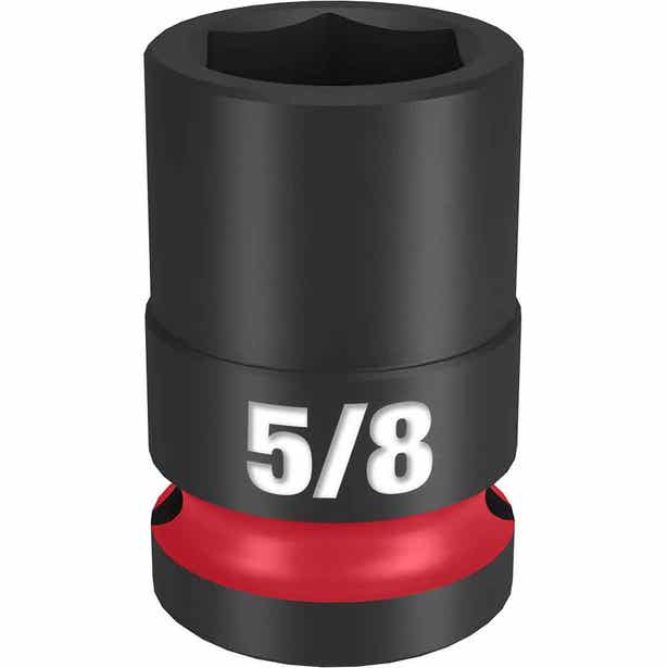 MILWAUKEE SHOCKWAVE 1/2" Drive 5/8" Standard 6 Point Impact Socket 49666204