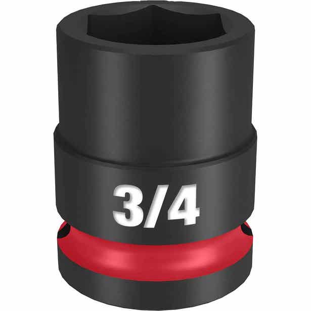 MILWAUKEE SHOCKWAVE 1/2" Drive 3/4" Standard 6 Point Impact Socket 49666206