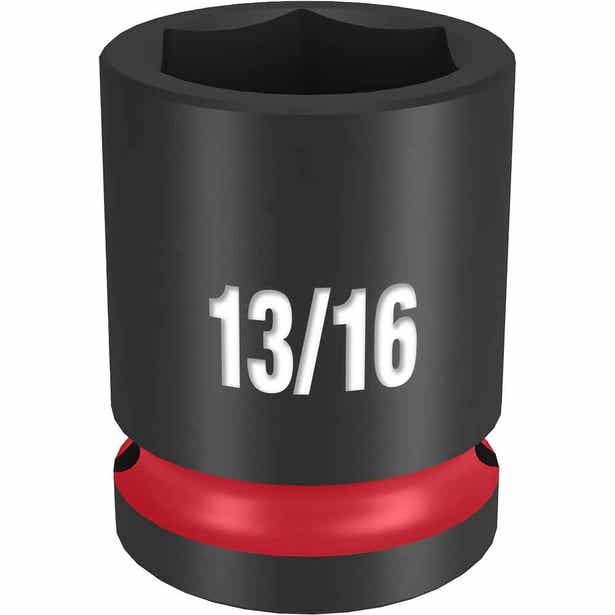 MILWAUKEE SHOCKWAVE 1/2" Drive 13/16" Standard 6 Point Impact Socket 49666207