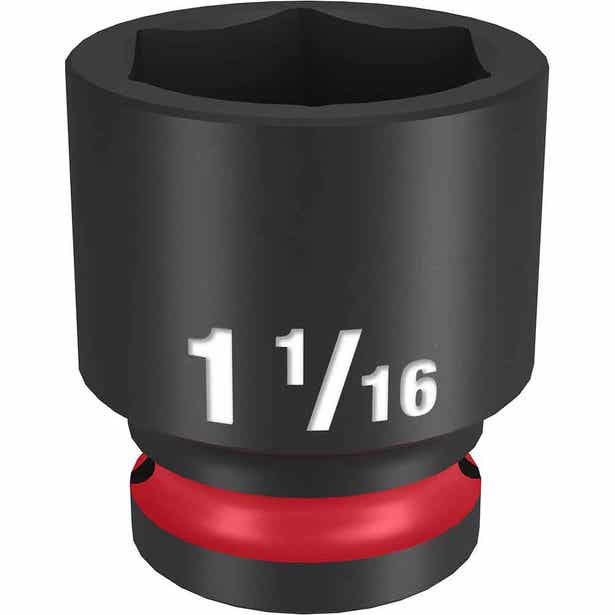 MILWAUKEE SHOCKWAVE 1/2" Drive 1-1/16" Standard 6 Point Impact Socket 49666211