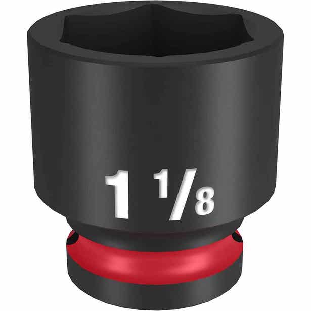 MILWAUKEE SHOCKWAVE 1/2" Drive 1-1/8" Standard 6 Point Impact Socket 49666212