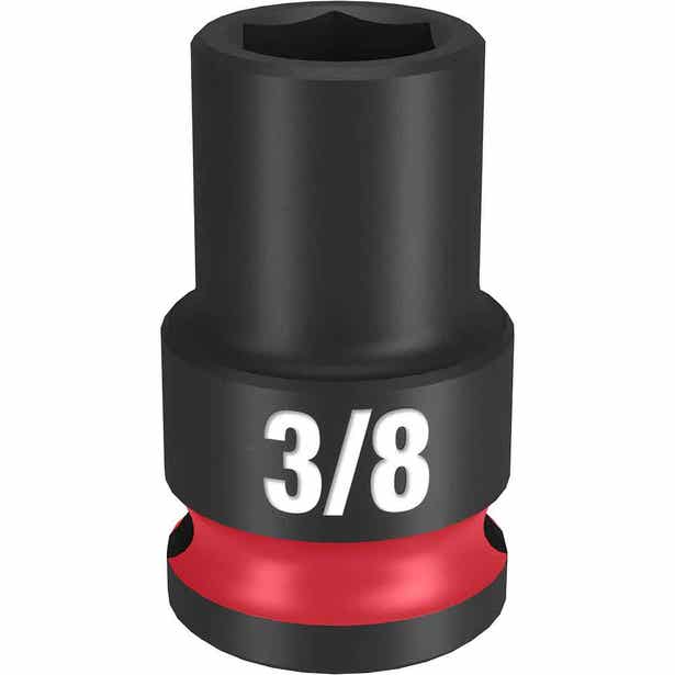 MILWAUKEE SHOCKWAVE 3/8" Drive 3/8" Standard 6 Point Impact Socket 49666104