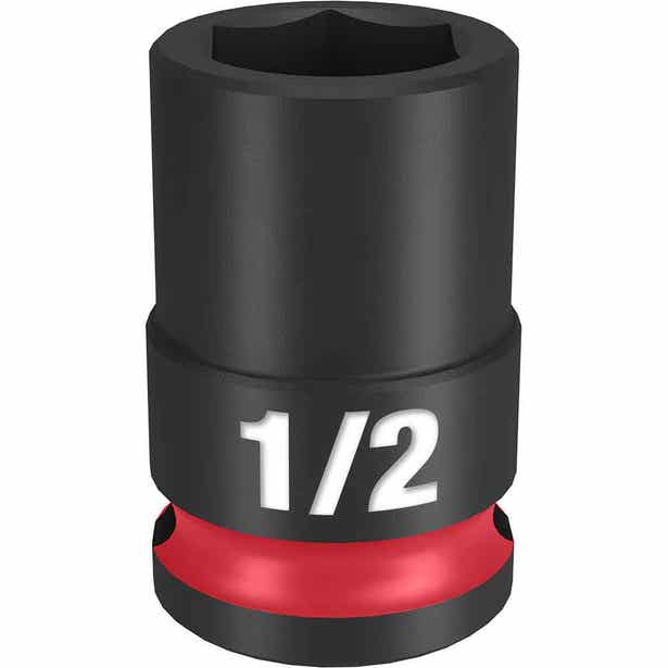 MILWAUKEE SHOCKWAVE 3/8" Drive 1/2" Standard 6 Point Impact Socket 49666106