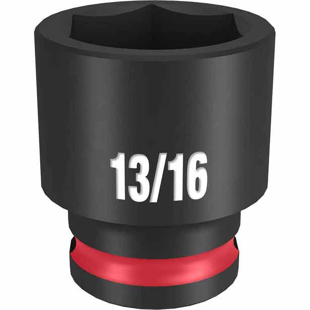 MILWAUKEE SHOCKWAVE 3/8" Drive 13/16" Standard 6 Point Impact Socket 49666111