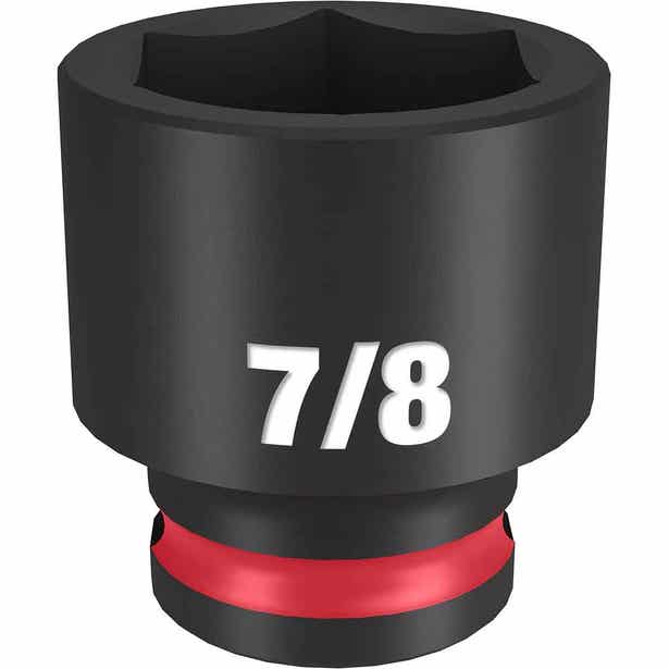 MILWAUKEE SHOCKWAVE 3/8" Drive 7/8" Standard 6 Point Impact Socket 49666112