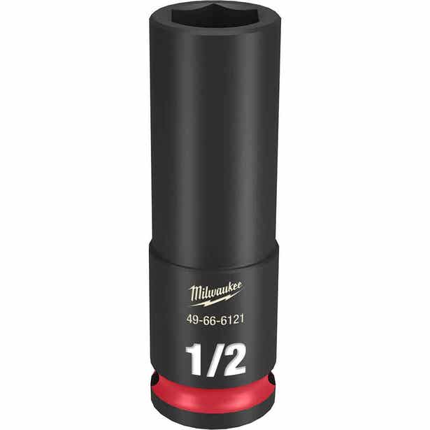 MILWAUKEE SHOCKWAVE 3/8" Drive 1/2" Deep 6 Point Impact Socket 49666121