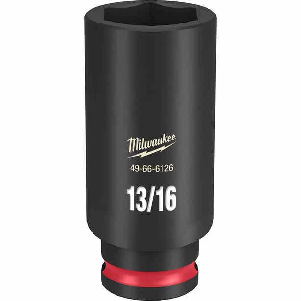 MILWAUKEE SHOCKWAVE 3/8" Drive 13/16" Deep 6 Point Impact Socket 49666126