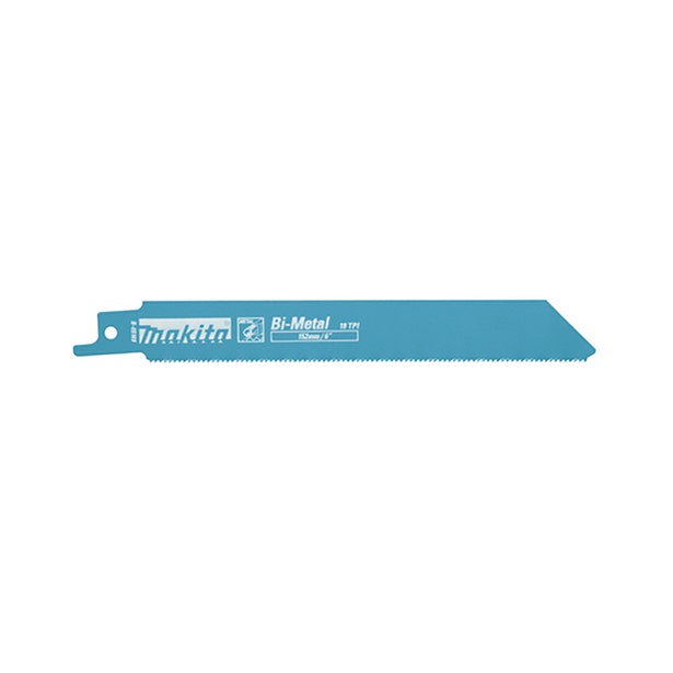 MAKITA 150mm 18TPI Bi-Metal Reciprocating Saw Blade for Metal Cutting - 2 Piece B-05169-2
