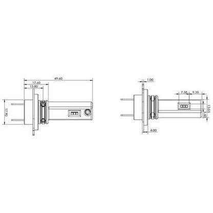 Narva H7 LED GEN II Headlight Bulb Surefit Projector Style 18437P