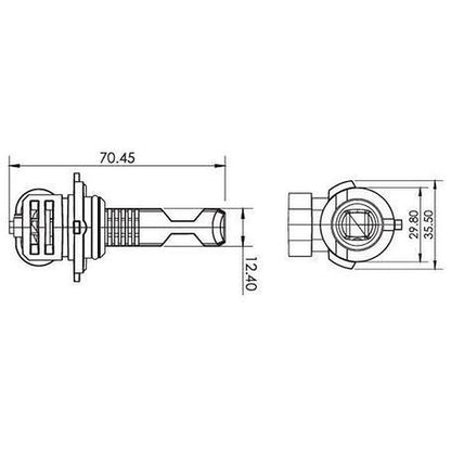 Narva Surefit H8/9/11 LED GEN II Headlight Globes 18438