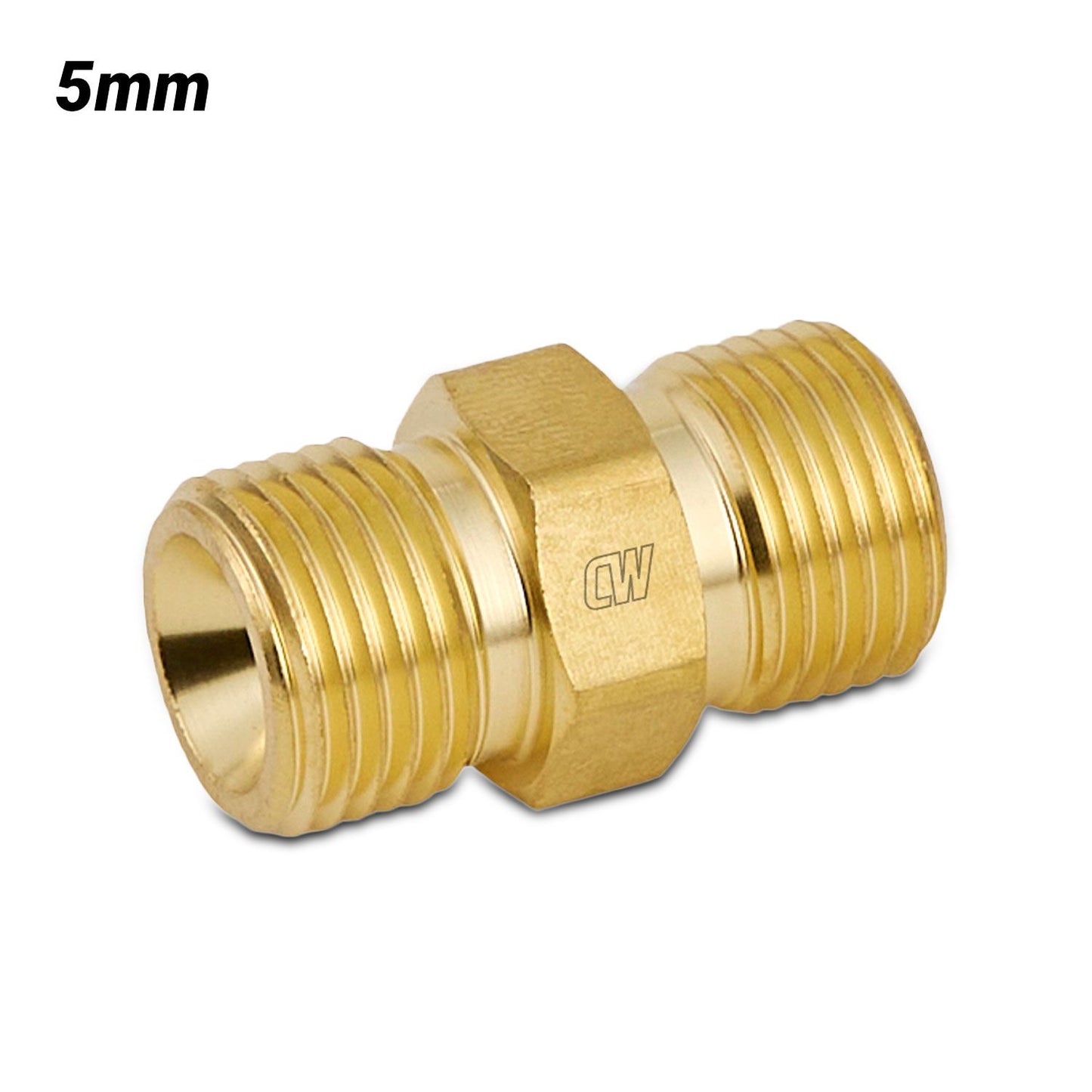 Cigweld CW34 BlueJet Hose Joiner, 5/8"-18 UNF RH Male Both Ends