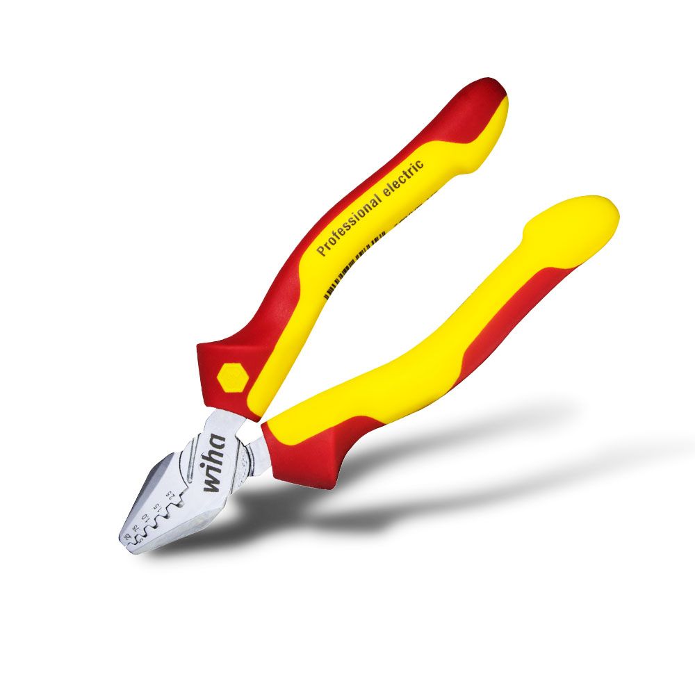 Wiha 38986 180mm (7") Crimping Professional Electric Pliers