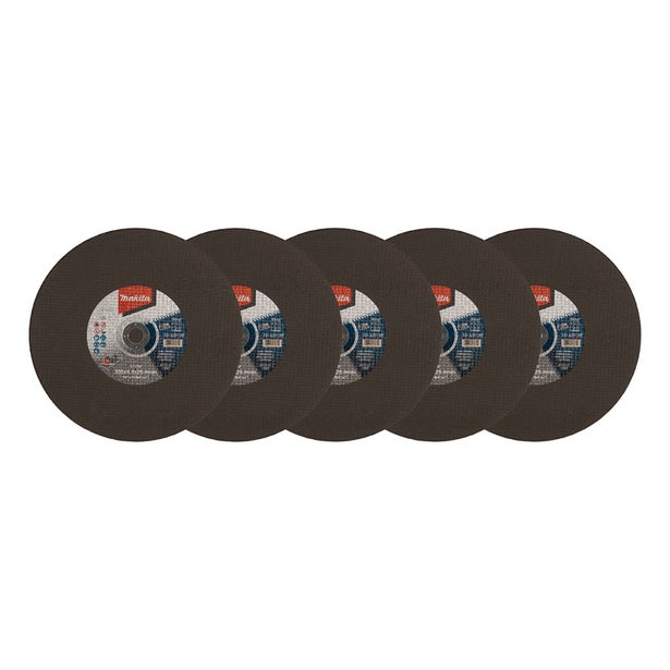 MAKITA 355x4.3x25.4mm Metal Cut Disc - 5 Piece E-12790-5