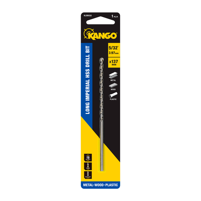 Kango 5/32" Long Series HSS Drill Bit