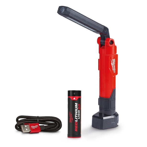 MILWAUKEE REDLITHIUM 1 x 3.0Ah USB Rechargeable Stick Light Kit L4SL550301
